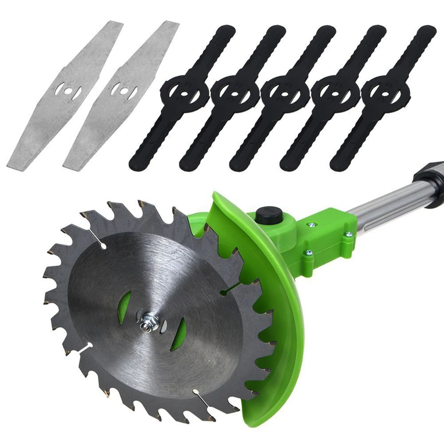 Cordless 2 In 1 Weed Trimmer With Dual 24V Lithium Batteries And Fast Charger Included-A