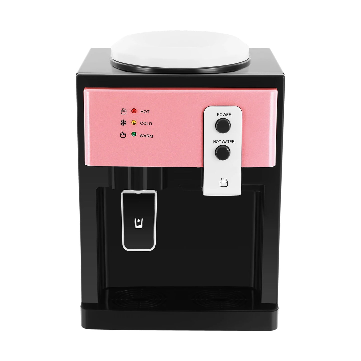 HS 09 Hot Cold Desktop Water Dispenser With Detachable Reservoir And Stainless Steel Liner For Home Office-A