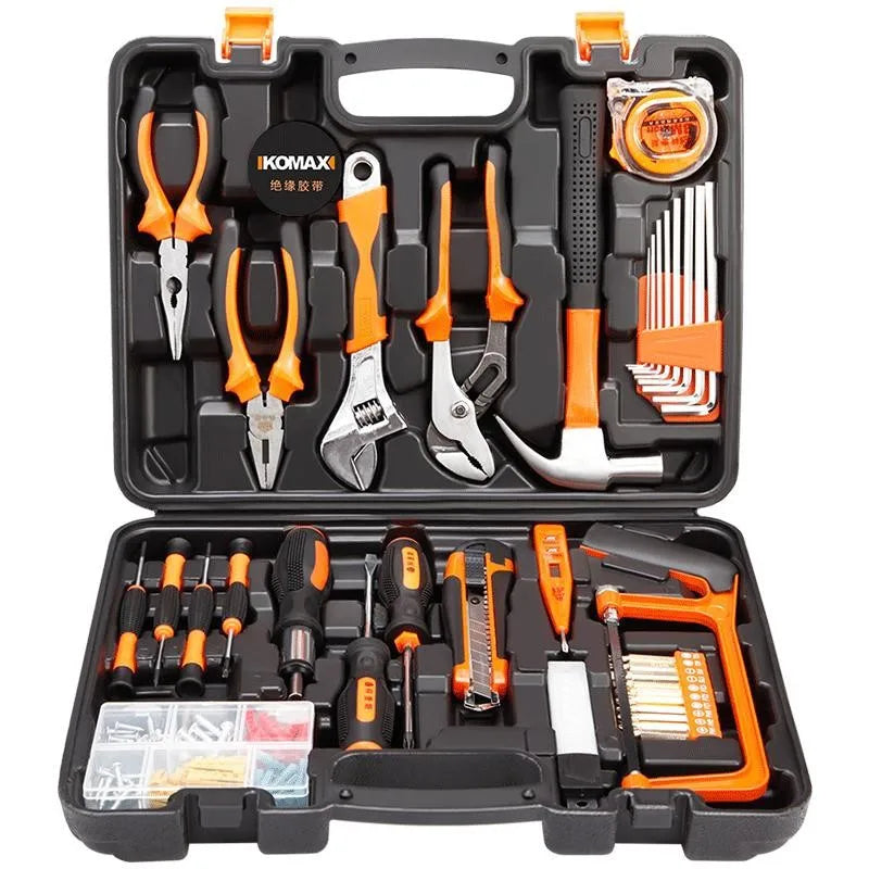 Home Tool Set With Storage Box DIY Tools Kit