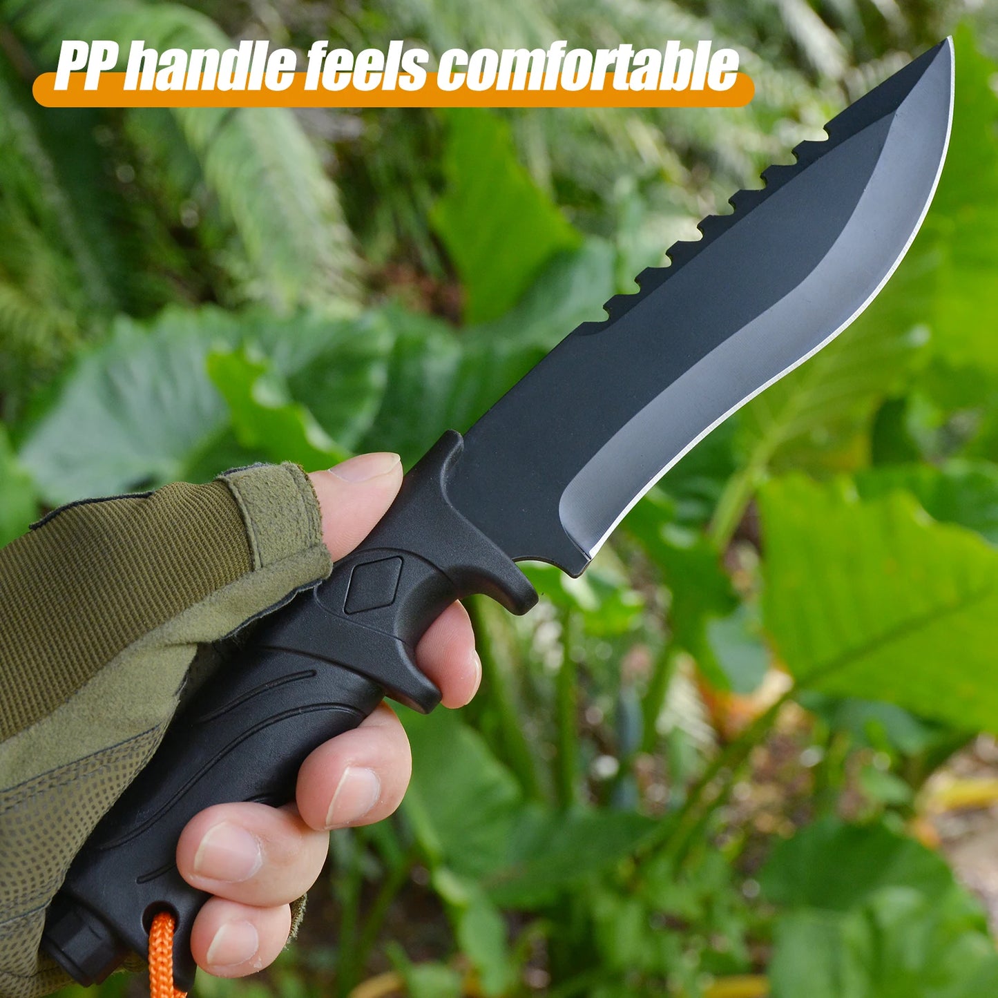 Stainless Steel Fixed Blade Knife With Wooden Handle And Leather Scabbard 14.5 cm Blade-A