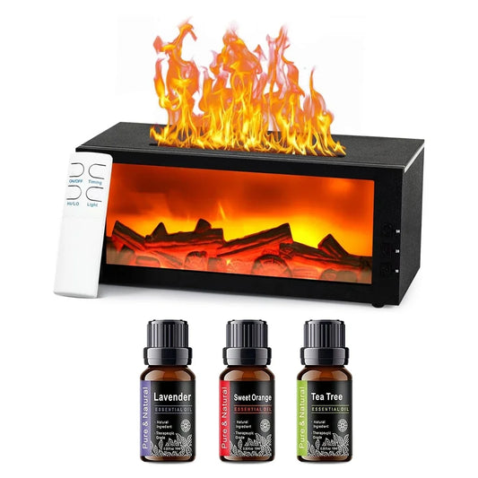 Upgraded Fireplace Diffuser Essential Oil Humidifier for Aromatherapy