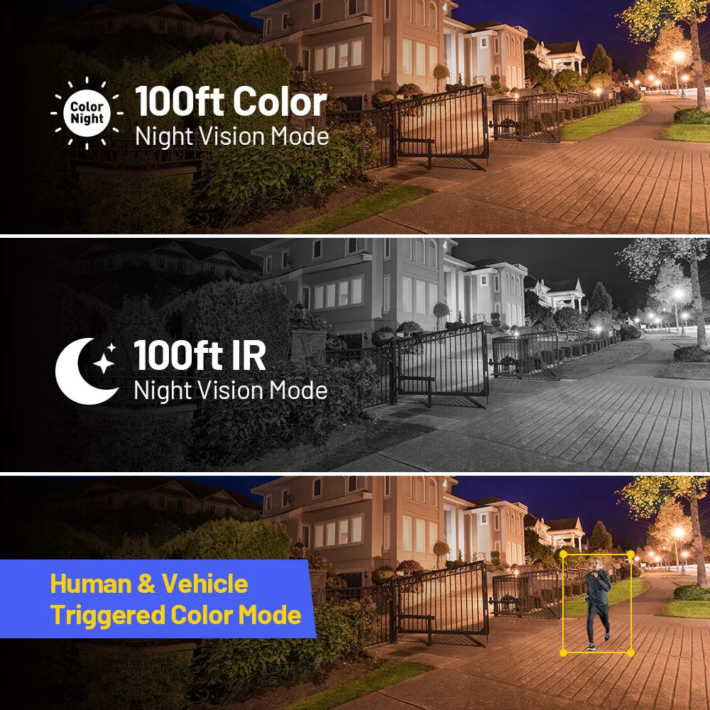 ANNKE 12MP Smart Dual Light PoE Security Camera Kit 8CH NVR Outdoor