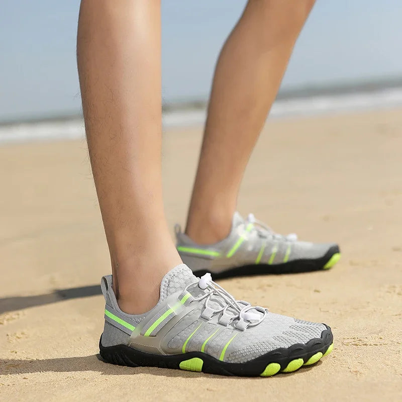 MAIJION Aqua Water Shoes Barefoot Beach Shoes For Men And Women Quick Dry Lightweight Non Slip Rubber Outsole-A