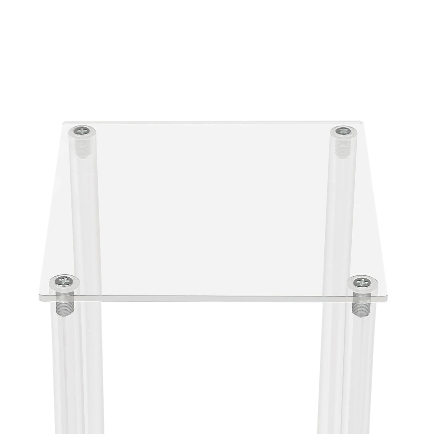 Clear Acrylic Flower Display Stand Set 10 Pieces Geometric Centerpieces for Weddings and Events-A