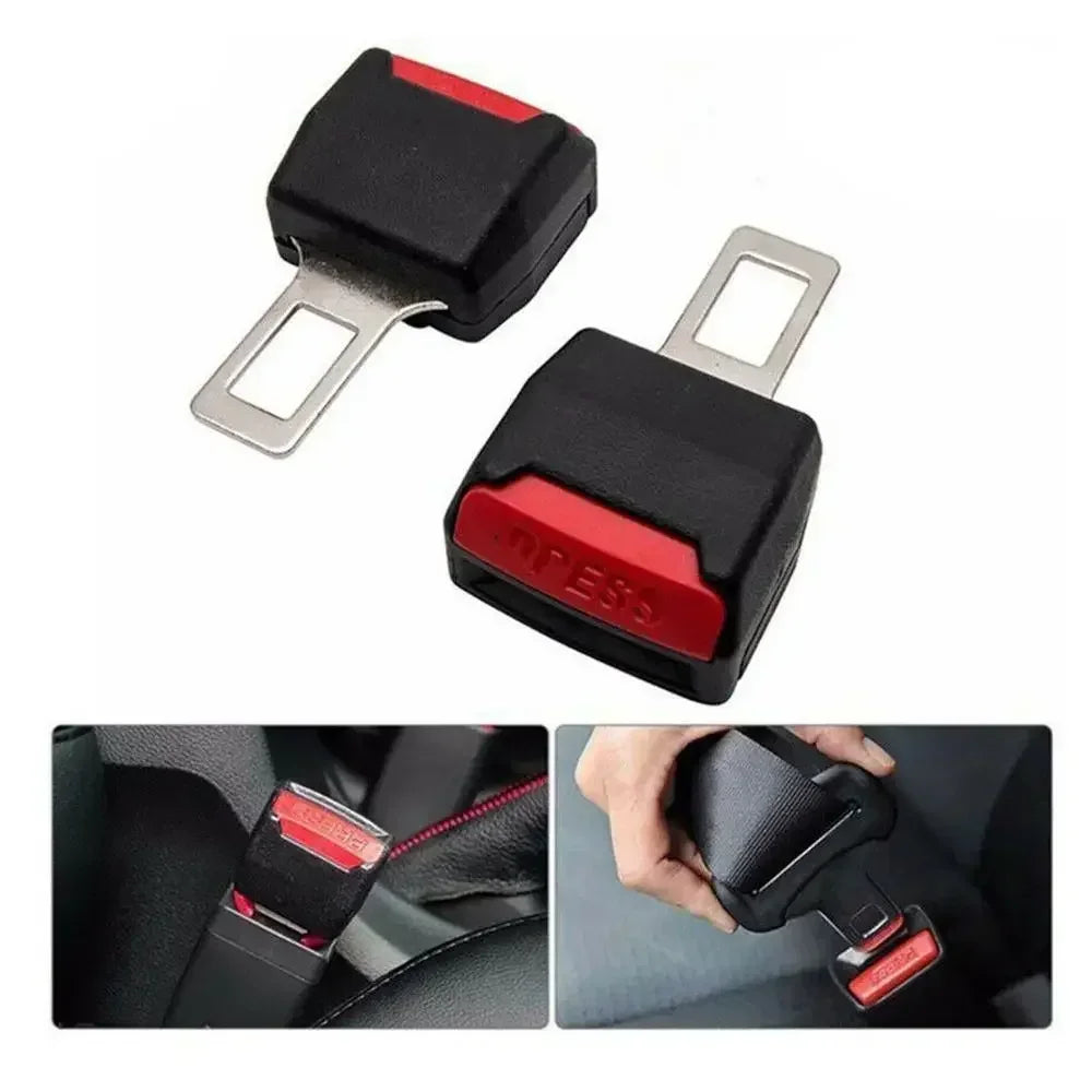 Car Seat Belt Clip Extension 2 Pack for Safer Travel and Easy Buckle Access in Cars and SUVs-A