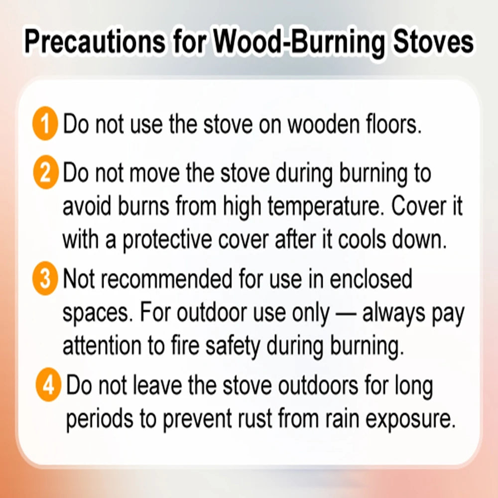 UNHO Smokeless Outdoor Wood Burning Fire Pit Portable Stainless Steel Perforated Design For Airflow-A