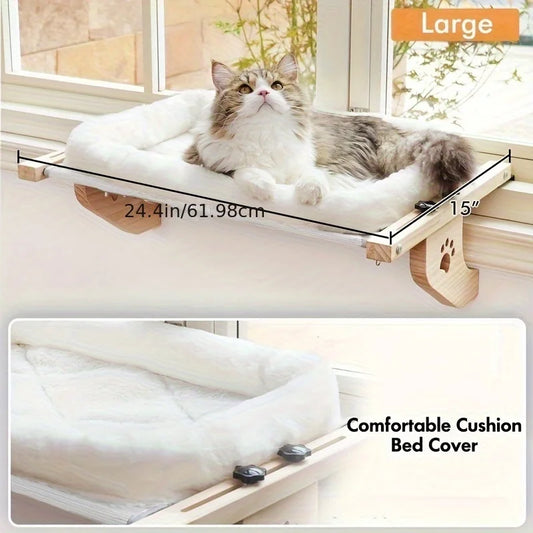 CZBNYX Cat Window Sill Hammock With Adjustable Frame