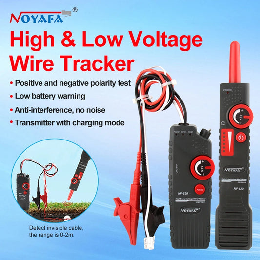 NOYAFA NF820 Underground Wire Locator RJ45 RJ11 BNC Cable Tester
