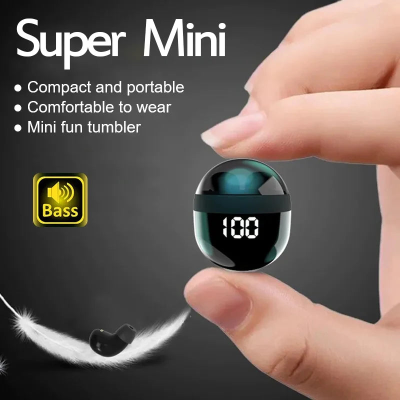 SHUKE Sleep Headphones Wireless Bluetooth Earbuds With Mic Noise Reduction For Comfortable Side Sleeping-A