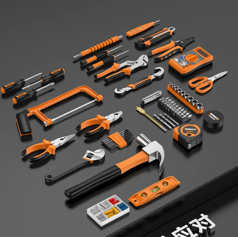 Home Tool Set With Storage Box DIY Tools Kit