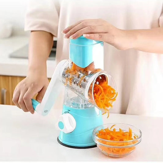 AEHOME Vegetable Slicer Shredder 3 Drum Manual Grater Multi Tool