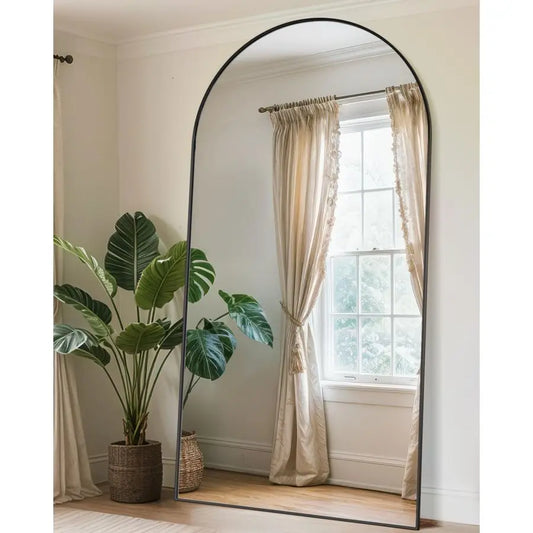 XMSJ Floor Mirror With Stand For Bedroom And Living Room