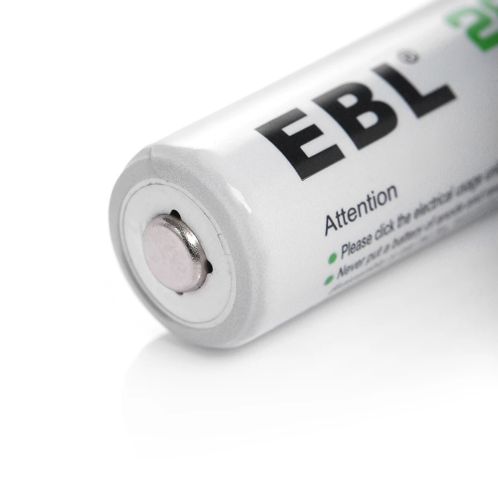 EBL AA NiMH Rechargeable Batteries 1.2V 2800mAh High Drain For Digital Cameras And Gadgets-A