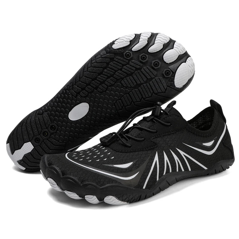 MAIJION Aqua Water Shoes Barefoot Beach Shoes For Men And Women Quick Dry Lightweight Non Slip Rubber Outsole-A