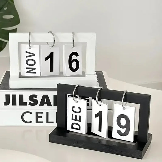 Minimalist Wind Calendar Desk Ornament For Living Room And Office
