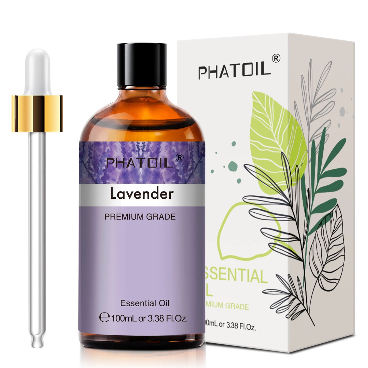PHATOIL Lavender Jasmine Vanilla Eucalyptus Pure Essential Oil For Diffuser
