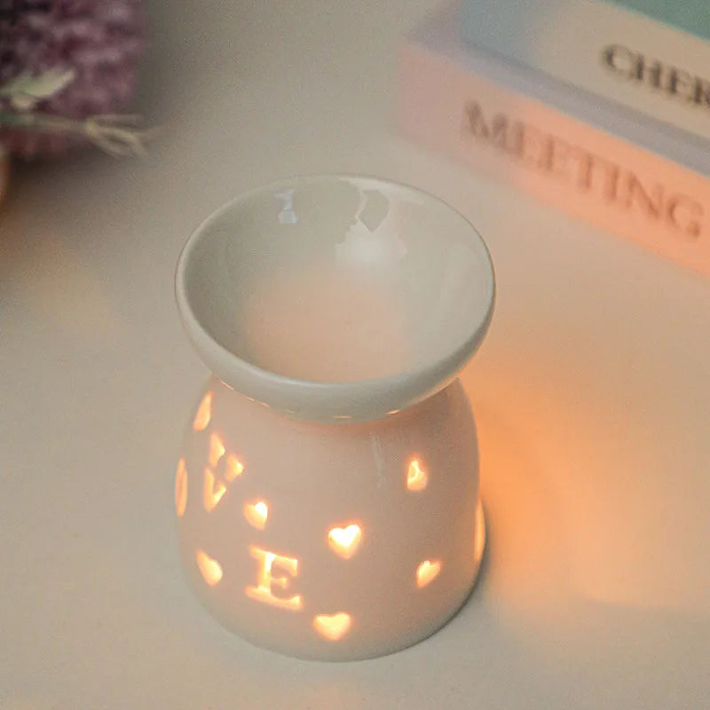 Ceramics Incense Burner And Essential Oil Heater For Aromatherapy