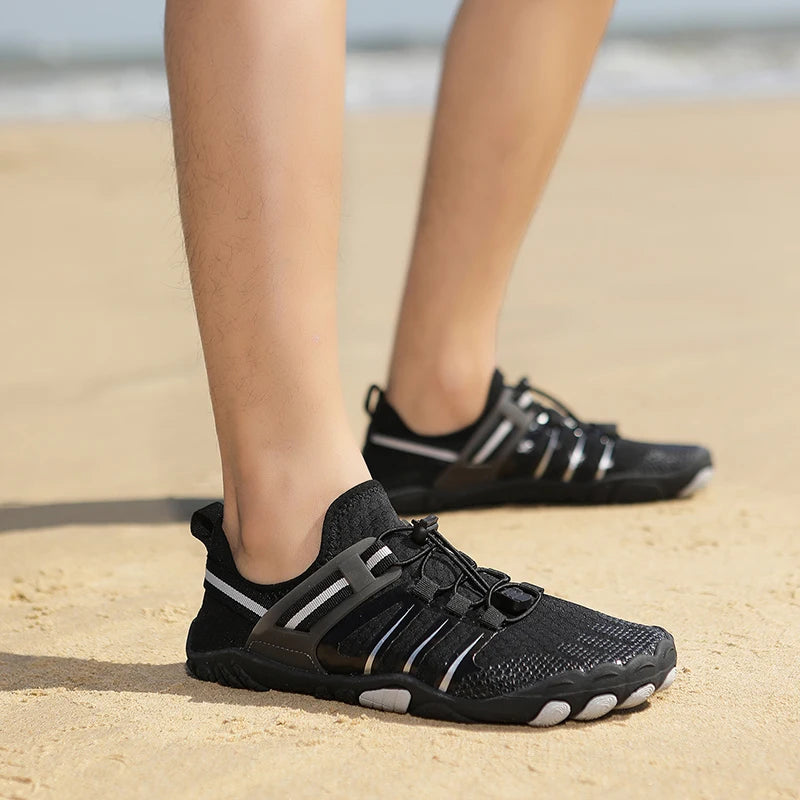 MAIJION Aqua Water Shoes Barefoot Beach Shoes For Men And Women Quick Dry Lightweight Non Slip Rubber Outsole-A