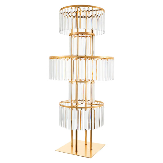 Five Tier Wedding Centerpiece Stand Acrylic Flower Vase Display