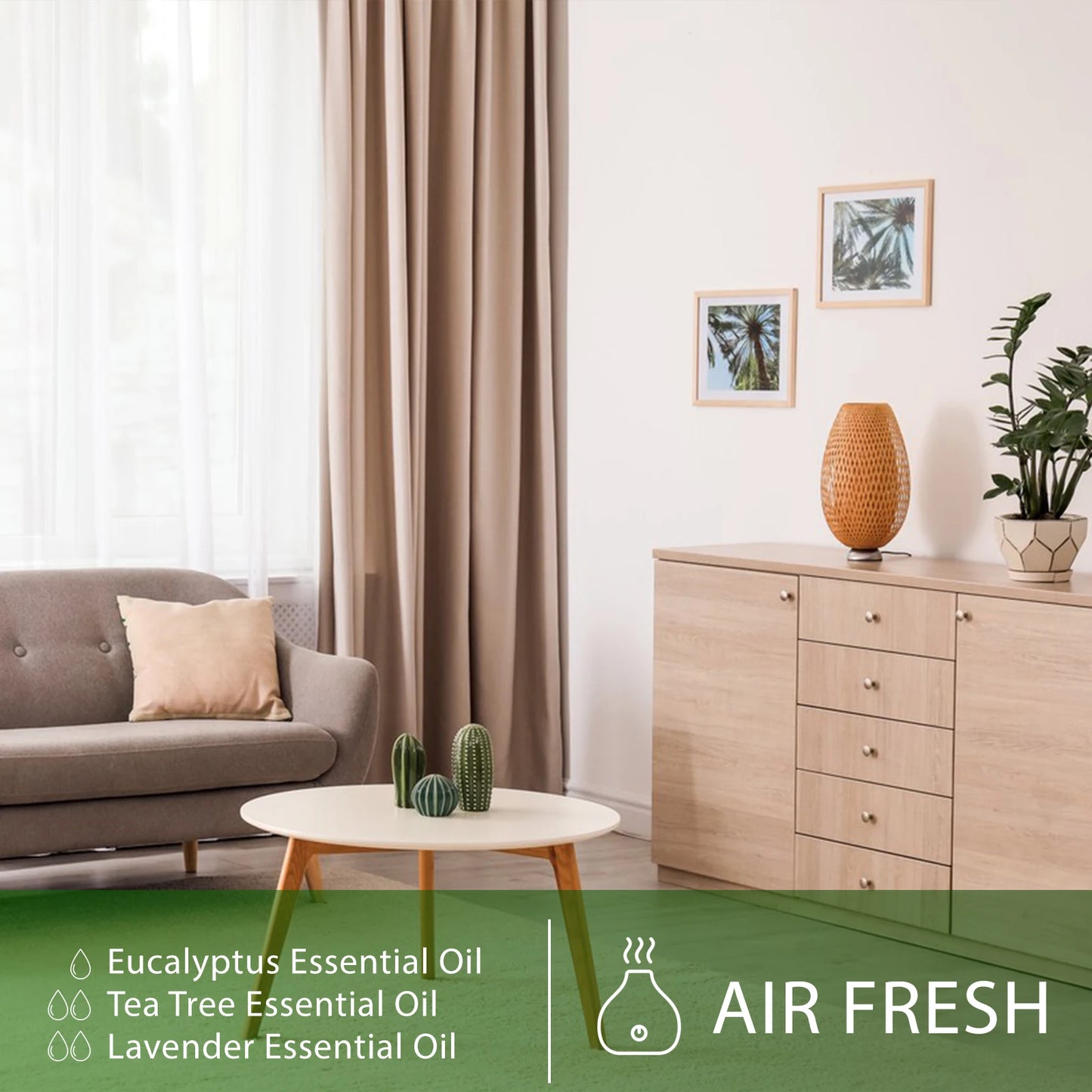 PHATOIL Lavender Jasmine Vanilla Eucalyptus Pure Essential Oil For Diffuser