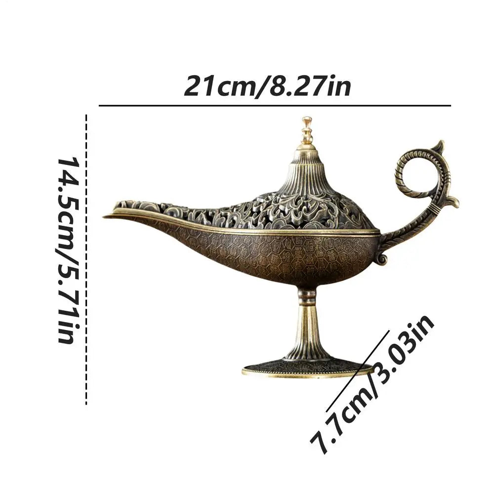 Stainless Steel Incense Burner Holder Hollow Out Ornament