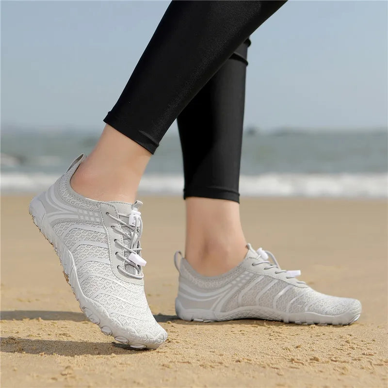 MAIJION Aqua Water Shoes Barefoot Beach Shoes For Men And Women Quick Dry Lightweight Non Slip Rubber Outsole-A