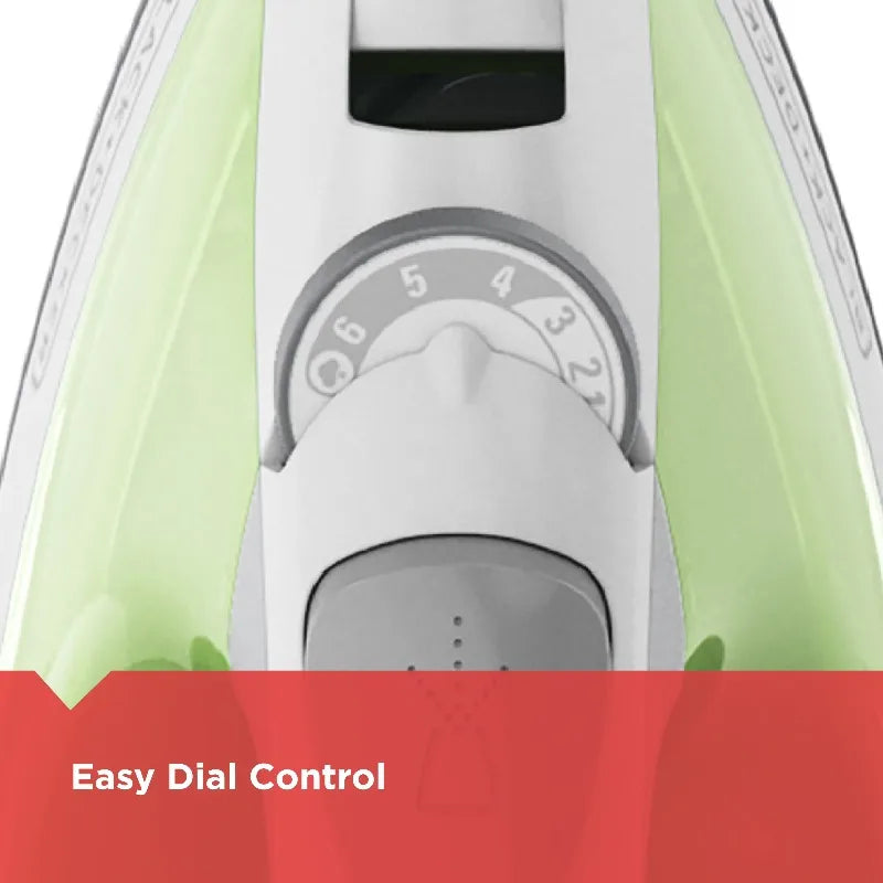 Easy Steam Compact Iron 1200W TrueGlide Nonstick Soleplate Auto Shut Off With SmartSteam Technology For Wrinkle Removal-A