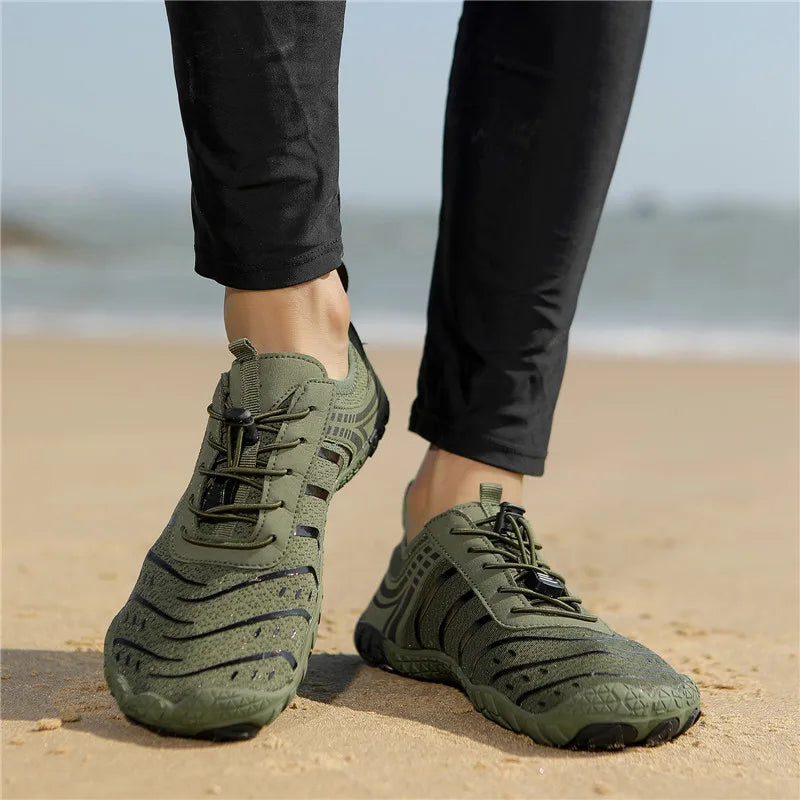 MAIJION Aqua Water Shoes Barefoot Beach Shoes For Men And Women Quick Dry Lightweight Non Slip Rubber Outsole-A