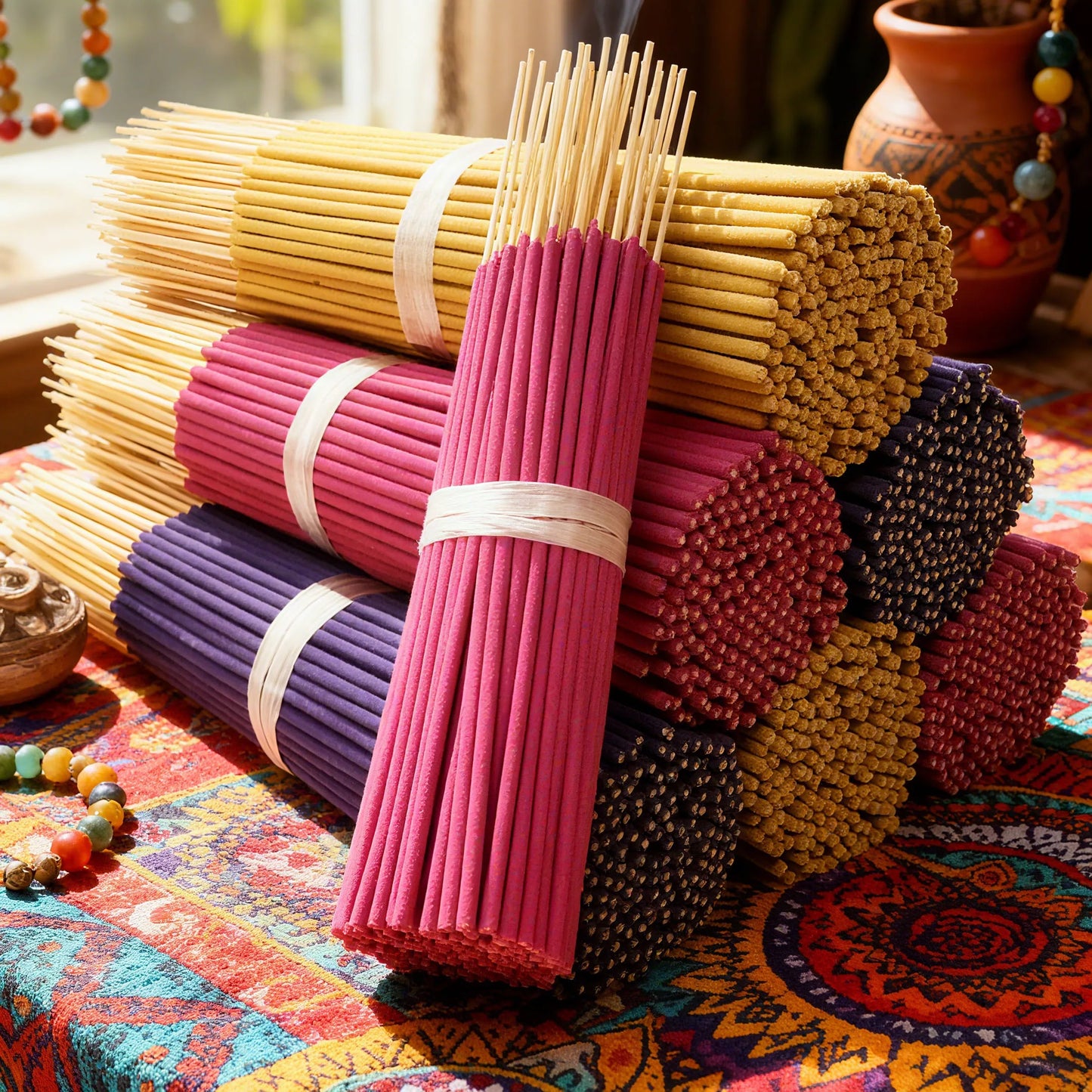 Assorted Incense Sticks Set Lavender Jasmine Rose Sandalwood Dragon's Blood