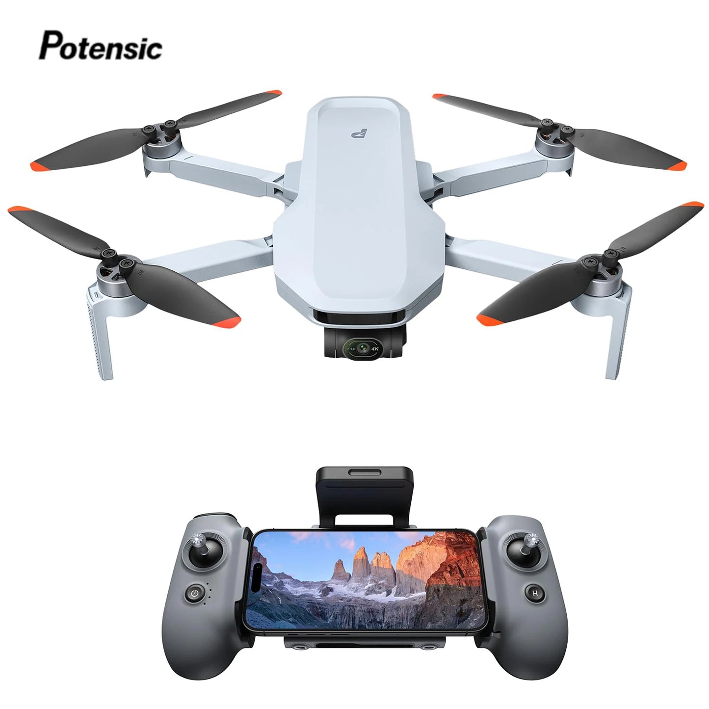 Potensic Atom 2 Drone 4K Video 8K Photo 3 Axis Gimbal Under 249g Portable Pro Style-A