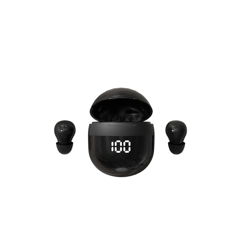SHUKE Sleep Headphones Wireless Bluetooth Earbuds With Mic Noise Reduction For Comfortable Side Sleeping-A