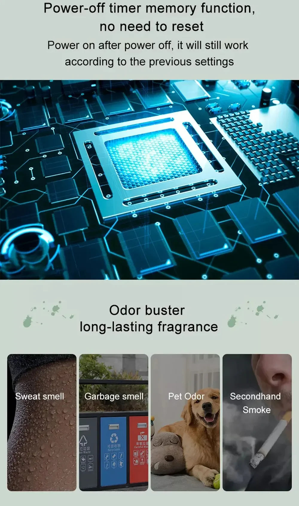 LuxPerfume WiFi Essential Oil Aroma Diffuser Control A for Home and Hotel Ambience Quiet and Versatile-A