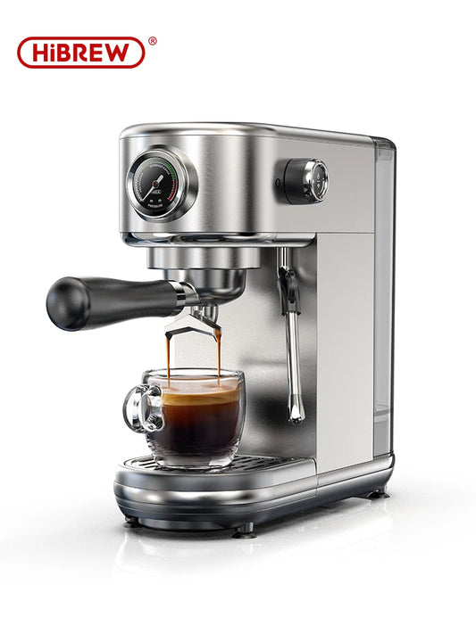HiBREW 20 Bar Semi Automatic Espresso Machine H10B Temperature Adjustable