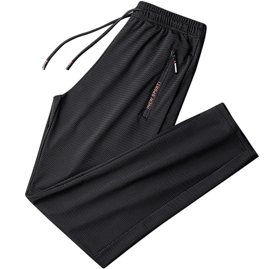 Summer Breathable Mesh Sweatpants For Men Joggers Track Pants