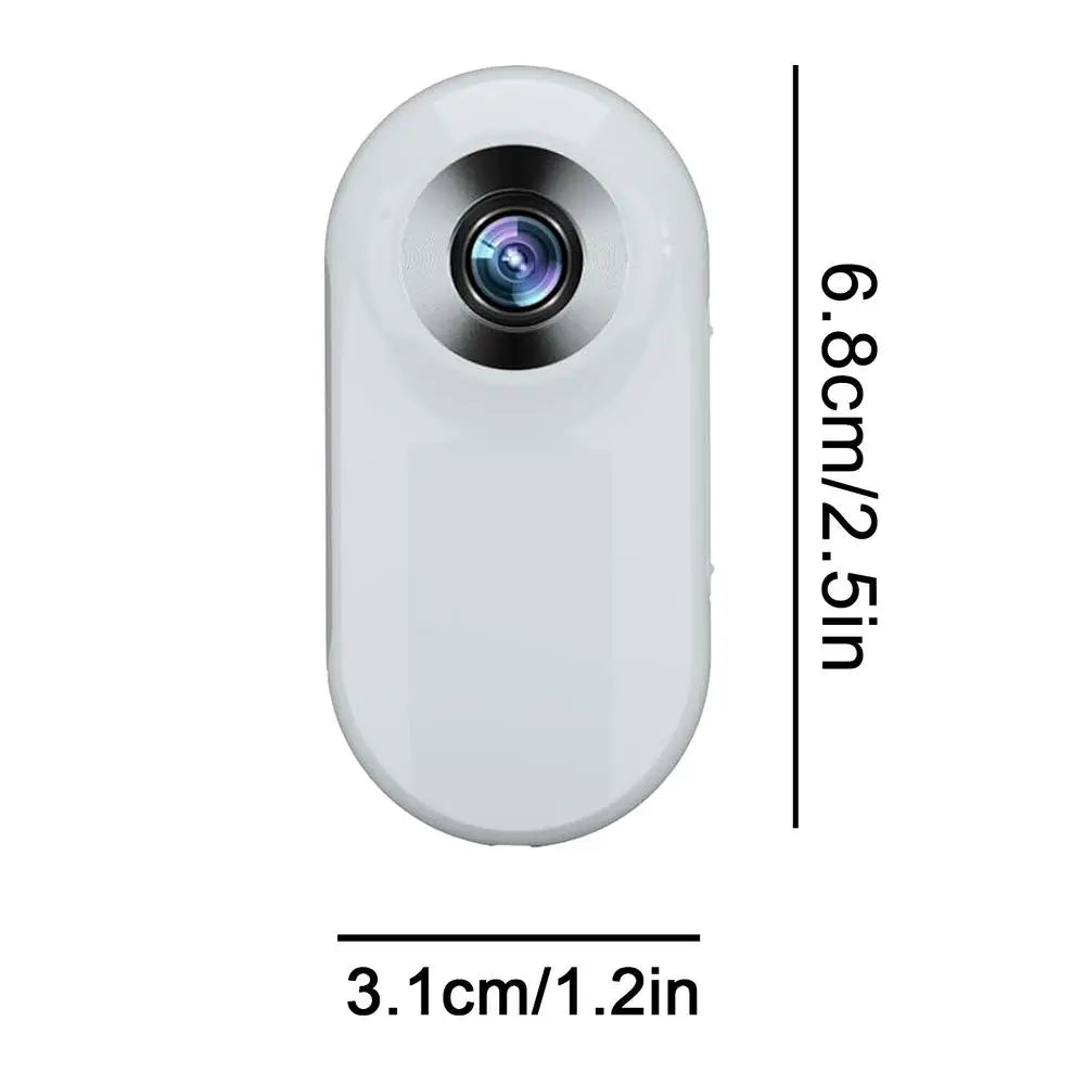 Pet Collar Camera HD 1080p Mini With Screen For Outdoor Recording Built In 0.96 Inch LCD-A