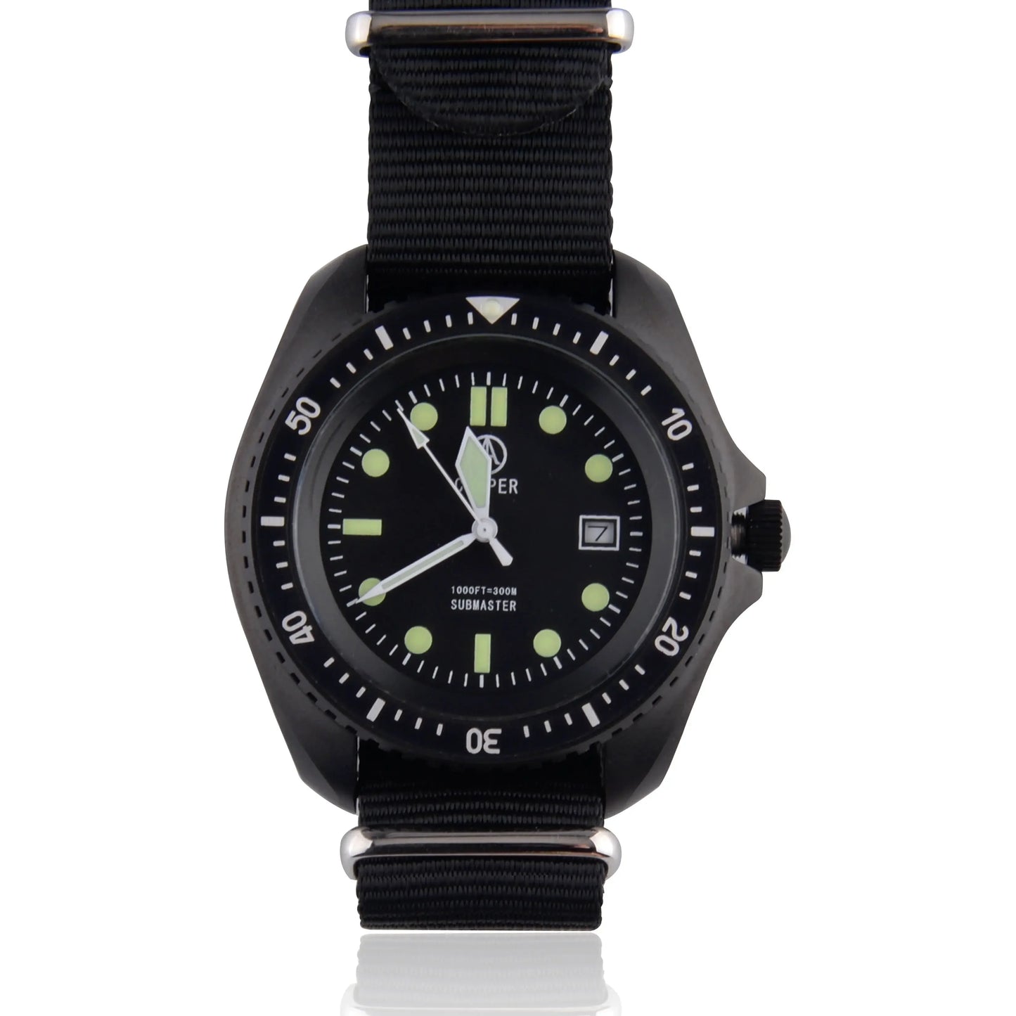 Qimei US Special Forces UDT Military Diver Watch SM8016A 300m Water Resistant Stainless Steel Case-A