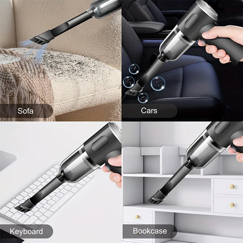 XMSJ 690000Pa Wireless Car Vacuum Cordless Wet Dry Vacuum Cleaner For Car Interior Cleaning With 120W Motor-A