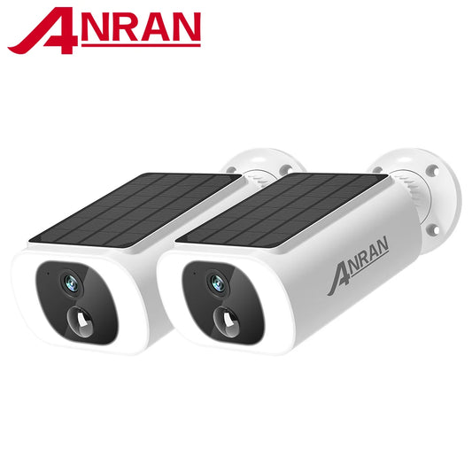 ANRAN Outdoor Wireless Camera 2.4GHz 3MP Solar Battery Floodlight Local Alarm