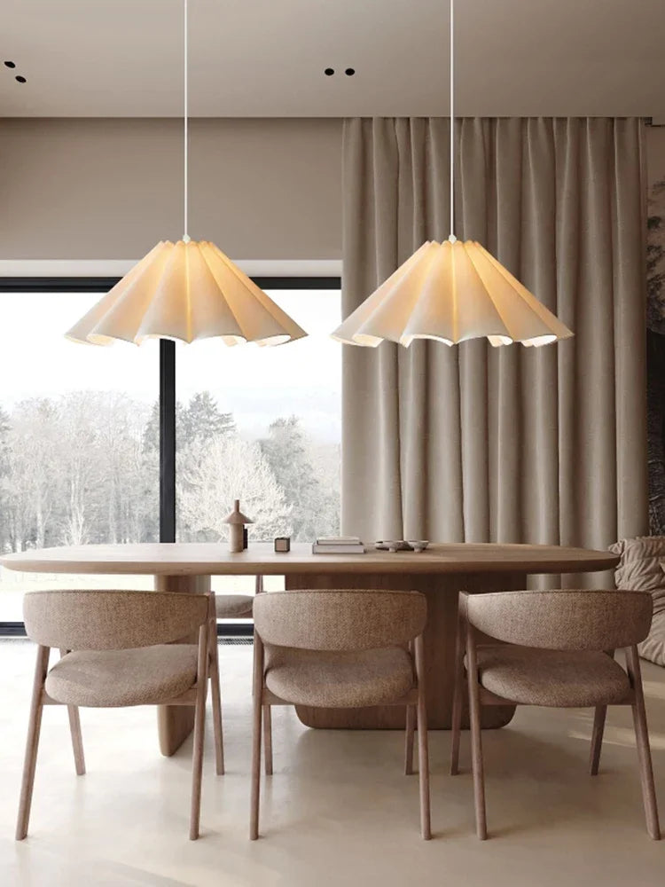Lower Petals LED Pendant Chandelier for Living Room and Dining Area