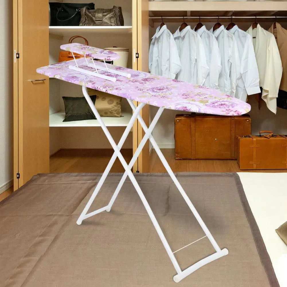 Foldable Ironing Board With Durable Heat Resistant Cover
