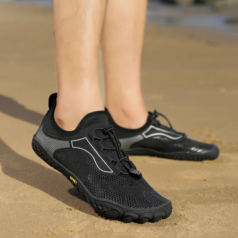 MAIJION Aqua Water Shoes Barefoot Beach Shoes For Men And Women Quick Dry Lightweight Non Slip Rubber Outsole-A