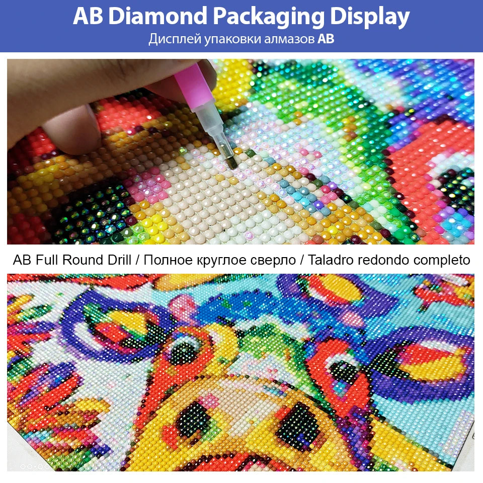 Nianhua 5D Diamond Painting Santa Claus Mosaic Kit Christmas A Full Drill Canvas With Square Or Round Drills-A