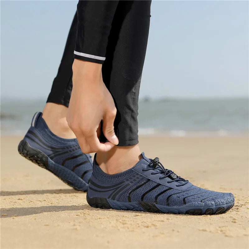 MAIJION Aqua Water Shoes Barefoot Beach Shoes For Men And Women Quick Dry Lightweight Non Slip Rubber Outsole-A