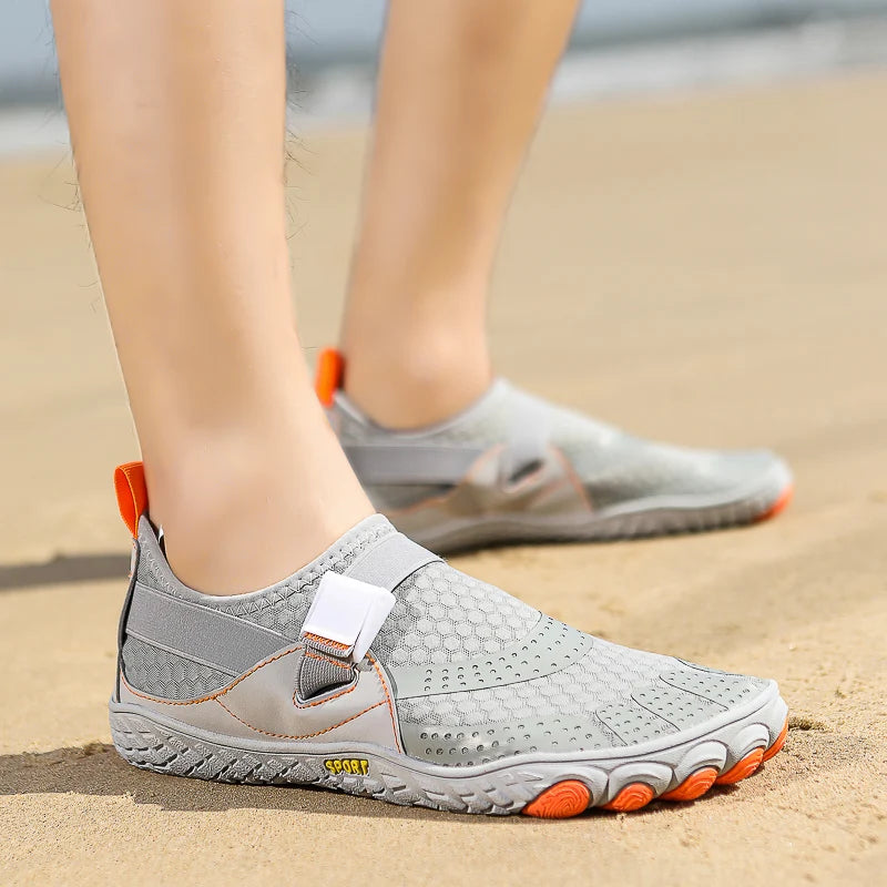 MAIJION Aqua Water Shoes Barefoot Beach Shoes For Men And Women Quick Dry Lightweight Non Slip Rubber Outsole-A