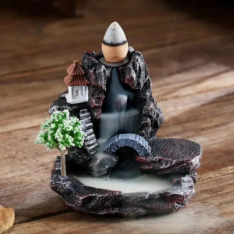Backflow Incense Holder Waterfall Burner For Aromatherapy Home Decor