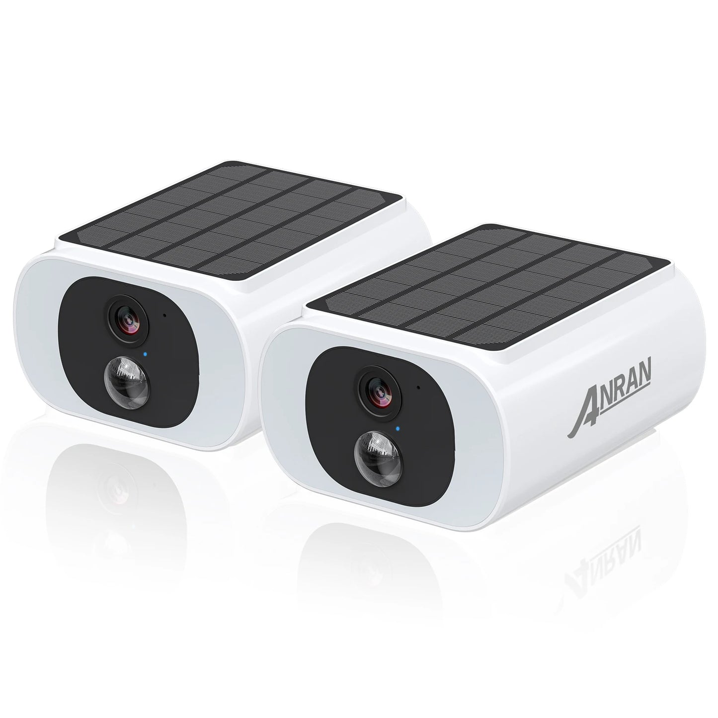 ANRAN Outdoor Wireless Camera 2.4GHz 3MP Solar Battery Floodlight Local Alarm