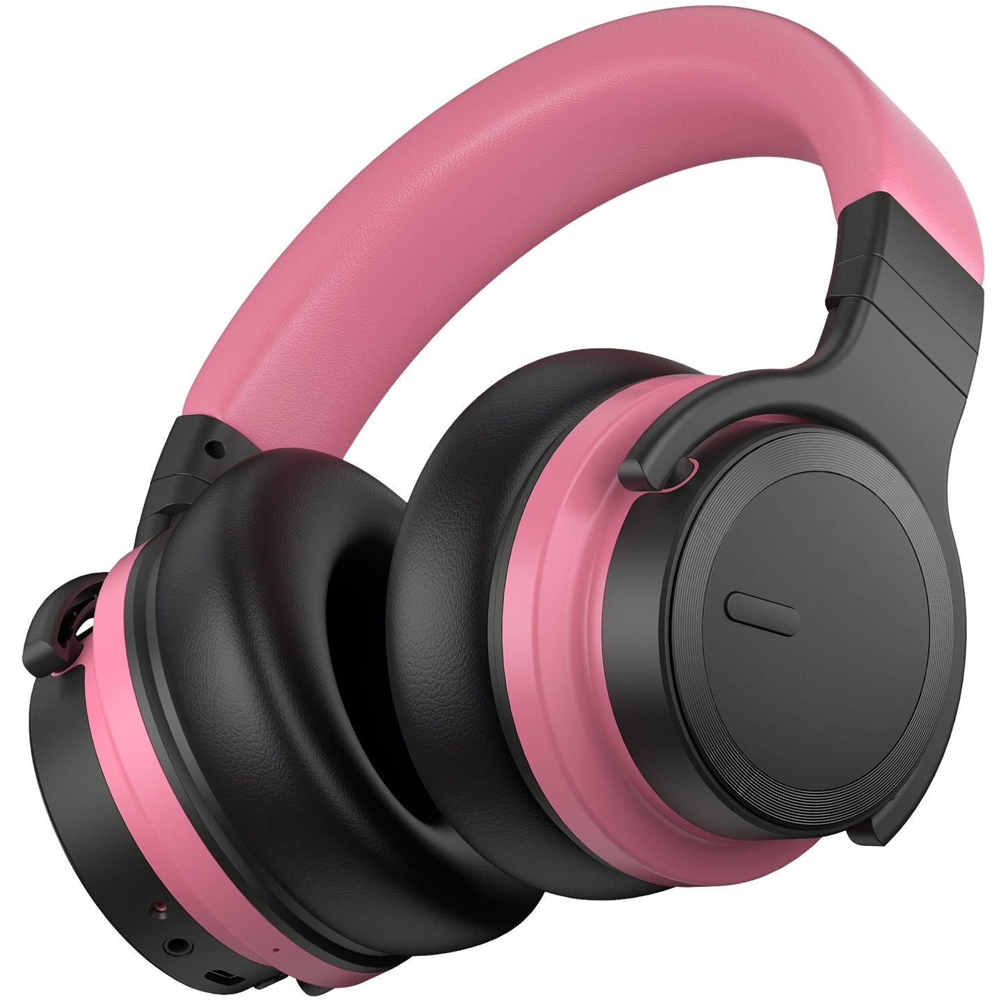 Active Noise Cancelling Headphones Wireless Headphones with Rich Bass, Clear Calls, 30 Hours Playtime, Comfort Fit, Black