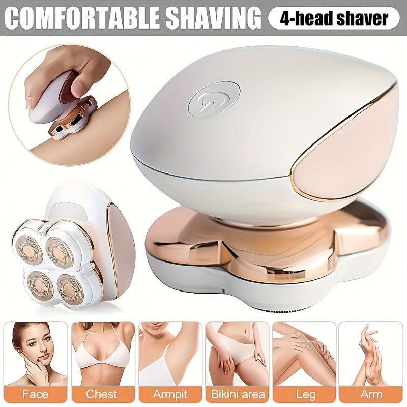 Elegant Trimmi FourHeaded 360 Degree AllInOneShaver and Hair Clipper Rechargeable