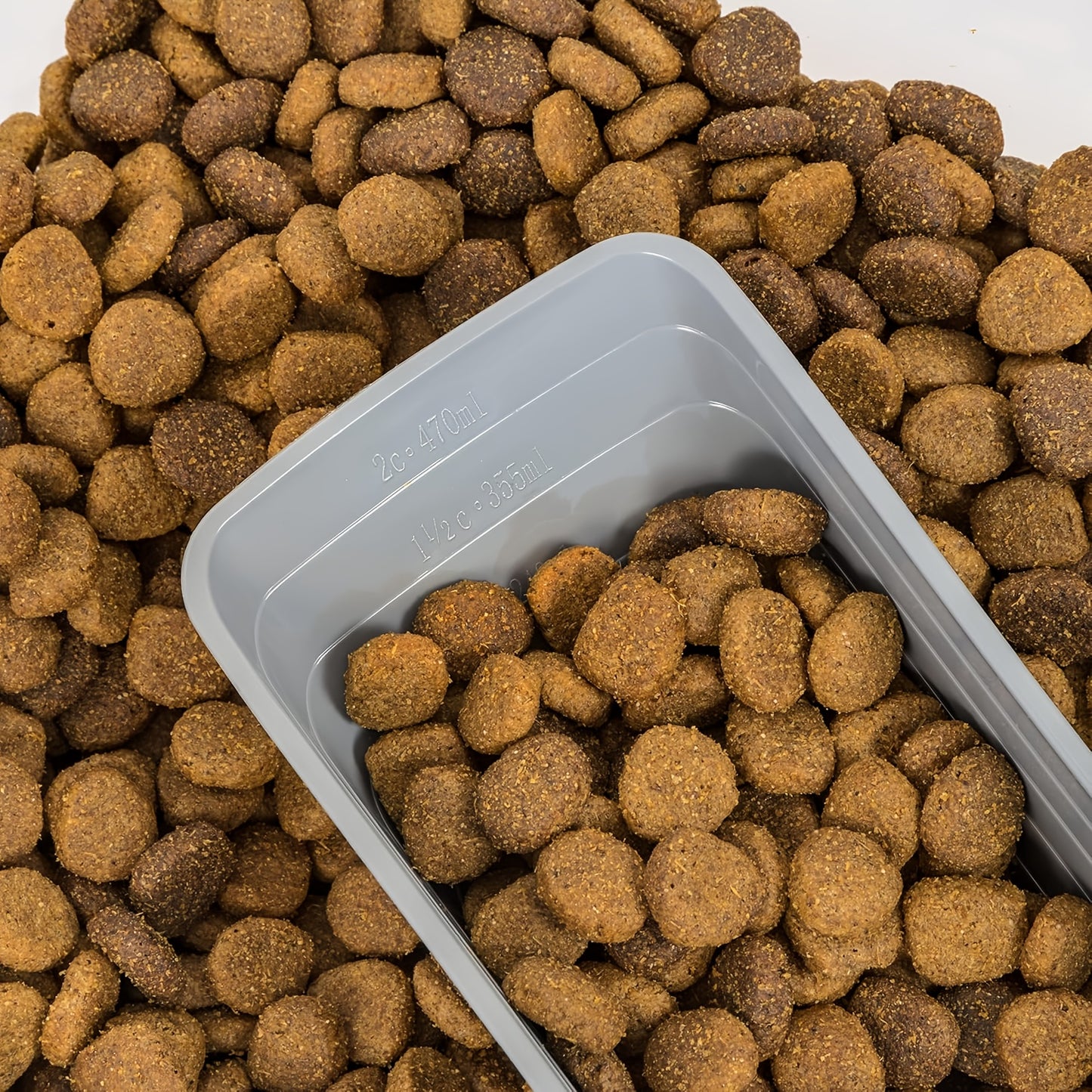 30 lbs & 11 lbs Combo Dog & Cat Food Storage Container - Heavy-Duty Airtight Pet Food Dispenser with Stackable Design, Bin & Scoop, Locking Latches & Smooth-Rolling Wheels - Large Capacity Dry Kibble, Treats Organizer (Multi-