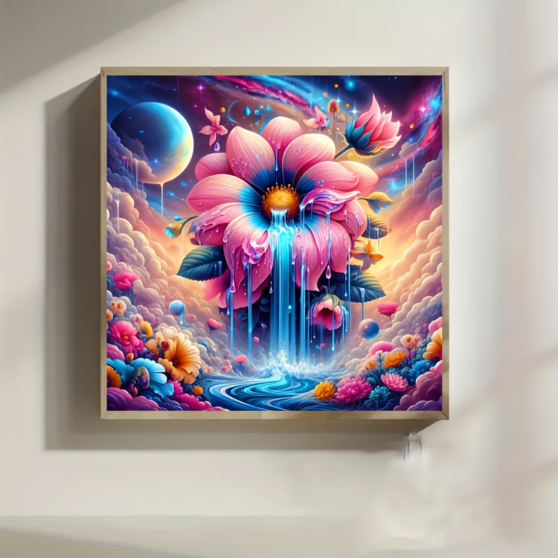 5DIY Diamond Art Painting Kit Round Diamond Mosaic Wall Art Craft Kit Accessories Home Wall Decoration Gift Frameless